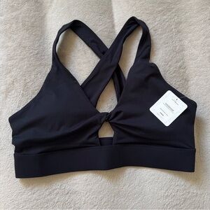 Fabletics Black Cross-Back Sports Bra